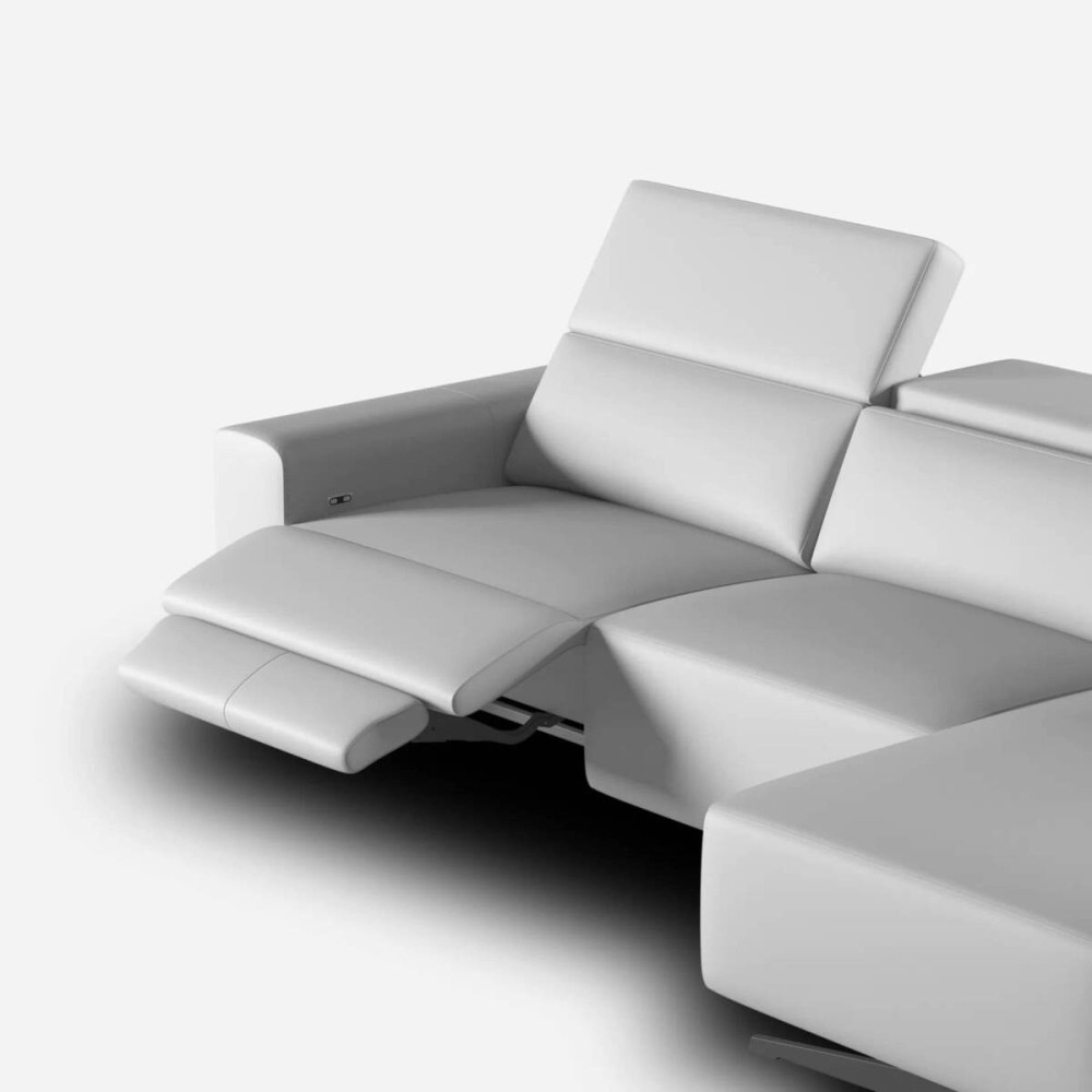 Sofá Amato 3 plazas chaise longue dch. relax