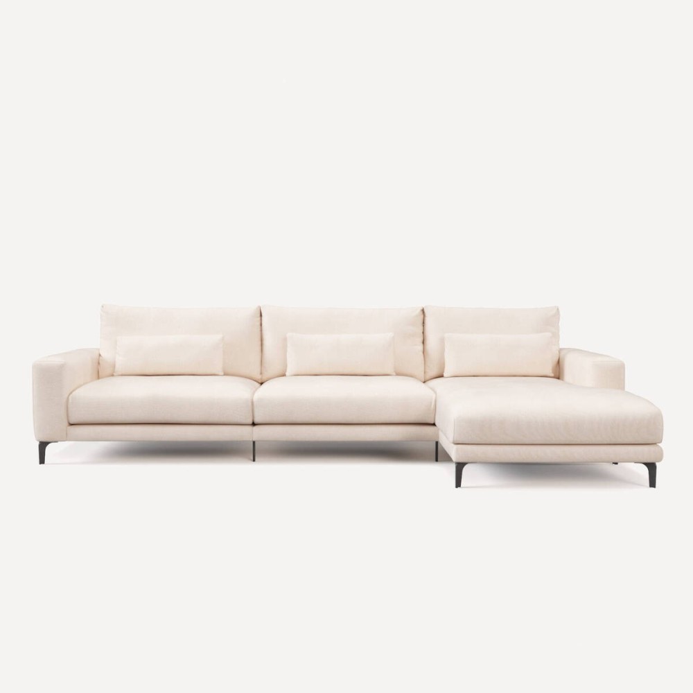 Sofá Velvet chaiselongue Der. L352 cm.