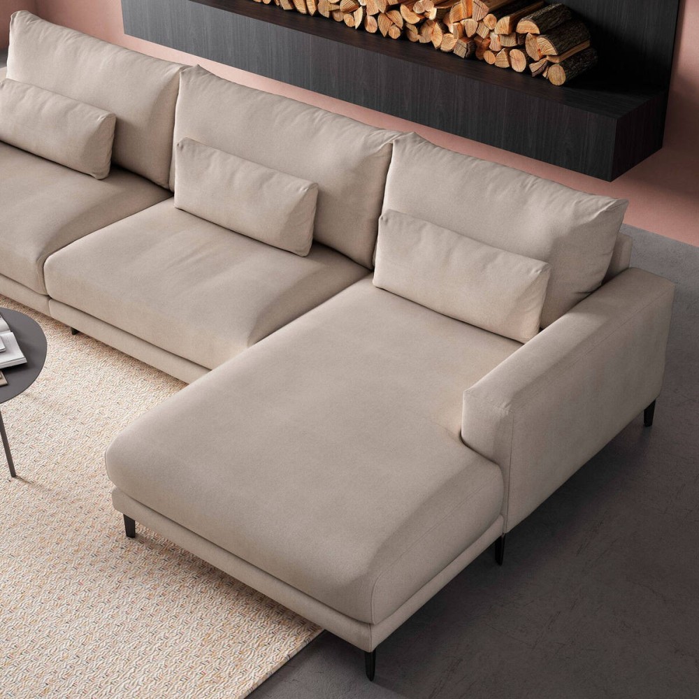 Sofá Velvet chaiselongue Der. L352 cm.