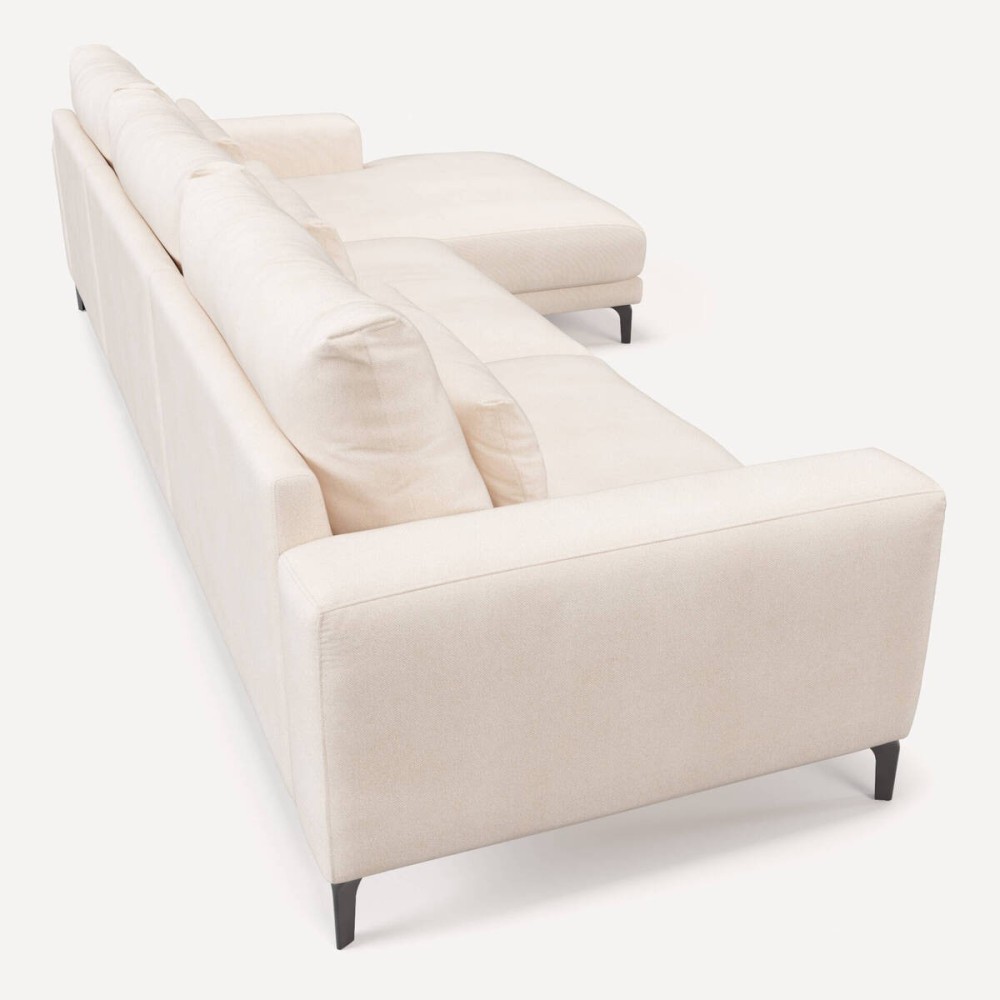 Sofá Velvet chaiselongue Der. L352 cm.