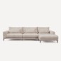 Sofá Velvet chaiselongue Der. L352 cm.