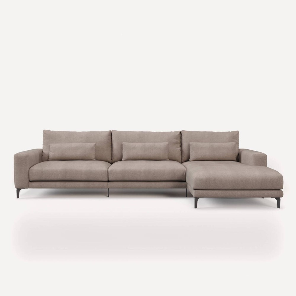 Sofá Velvet chaiselongue Der. L352 cm.