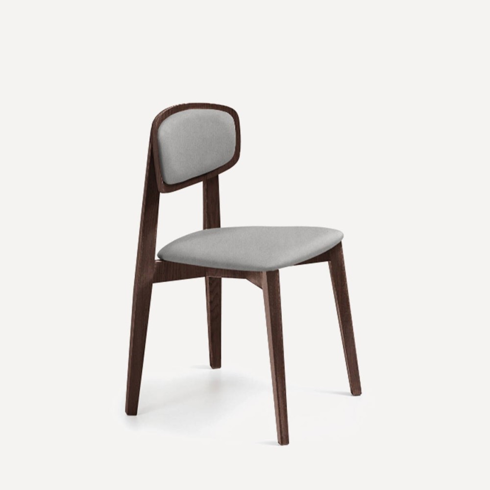 Silla Craft tapizada pata Jaspe
