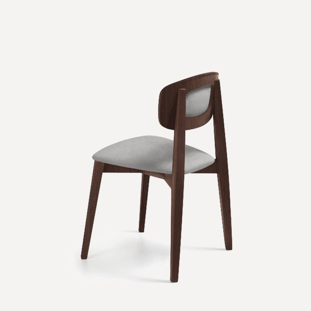 Silla Craft tapizada pata Jaspe