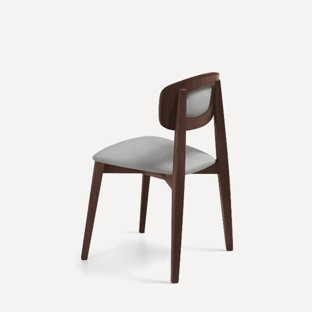 Silla Craft tapizada pata Jaspe