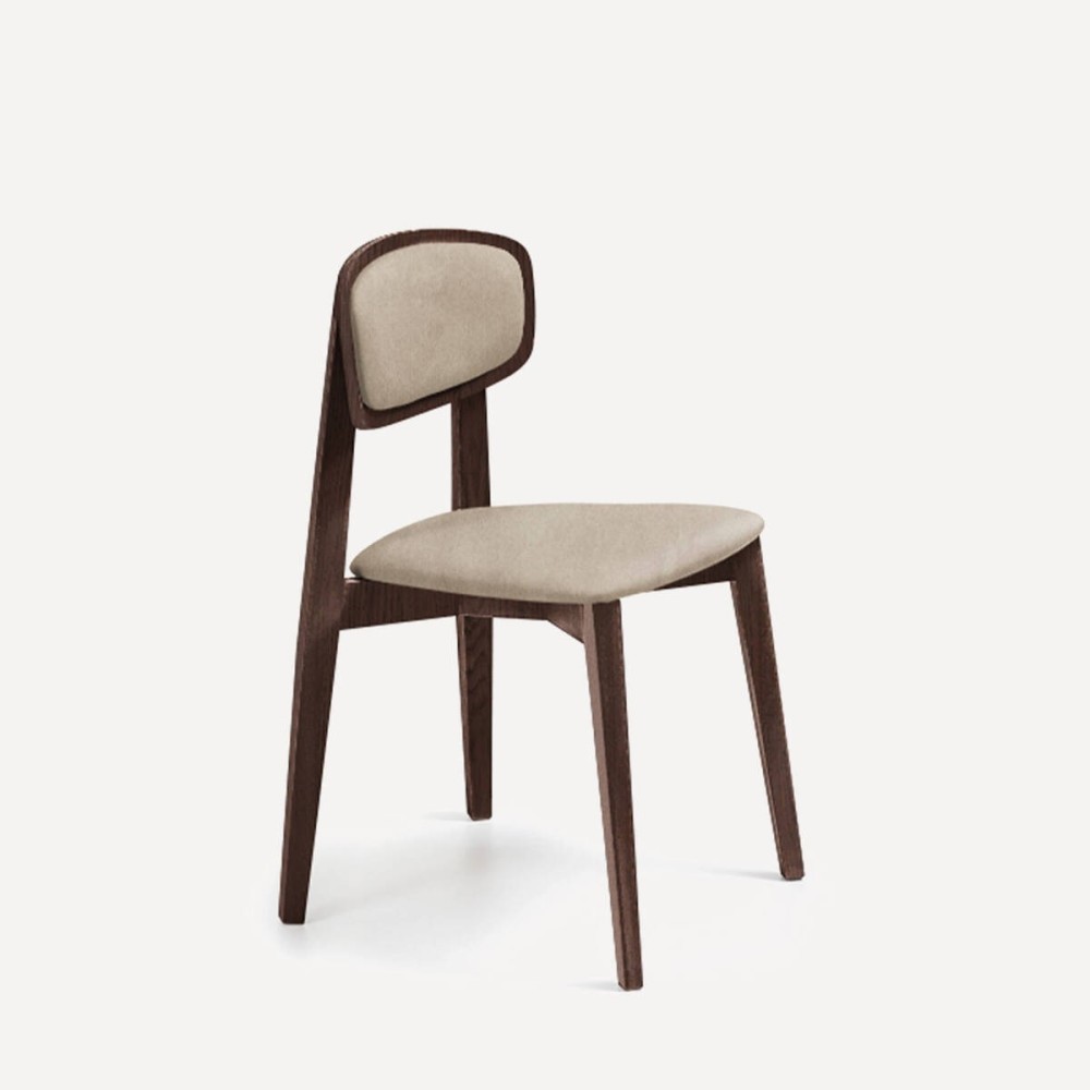 Silla Craft tapizada pata Jaspe