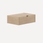 Mesita Saga 1 cajón  62cm