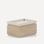 Mesita Doko 1 cajón y bandeja 62cm