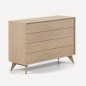 Cómoda Alchi 4 cajones 122cm