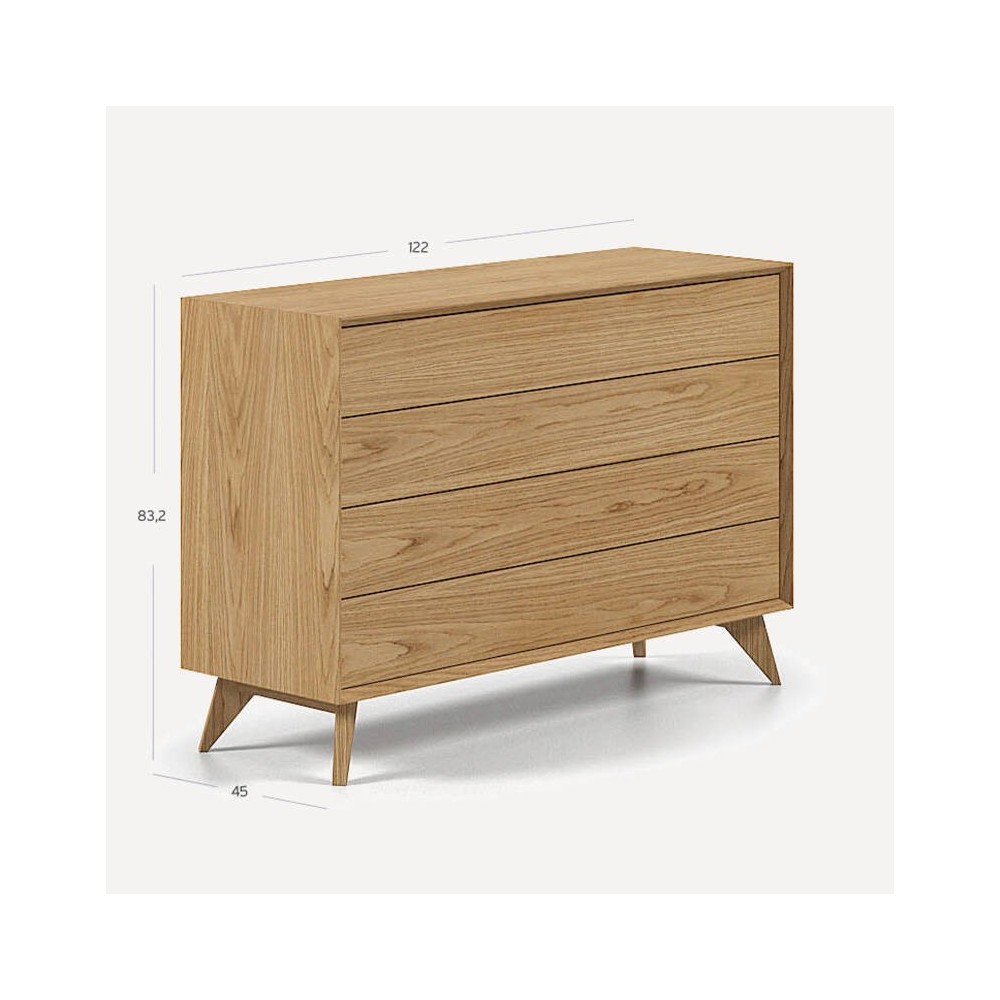 Còmoda Alchi 4 calaixos 122cm