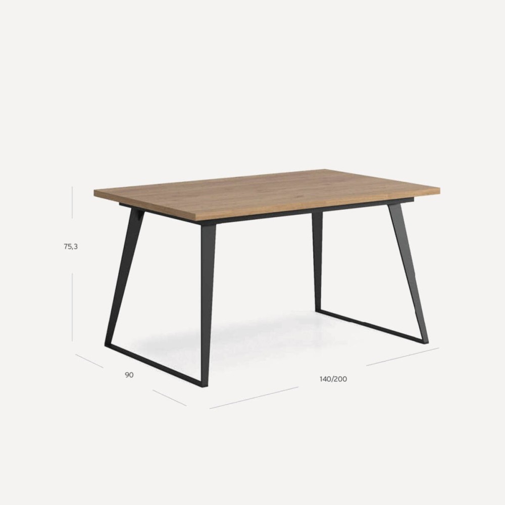 Mesa Loki 140cm extensible