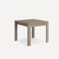 Mesa Go cuadrada 90cm extensible