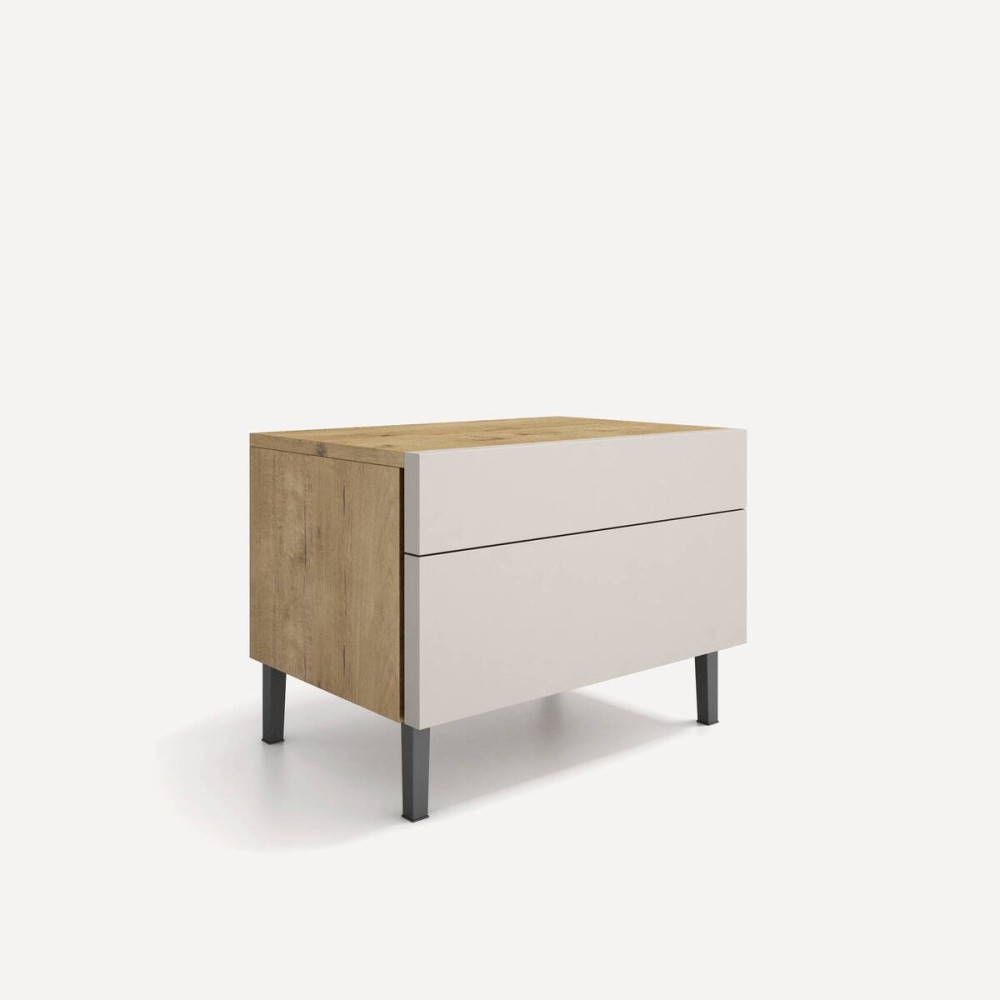 Mesita Aline 2 cajones 60cm