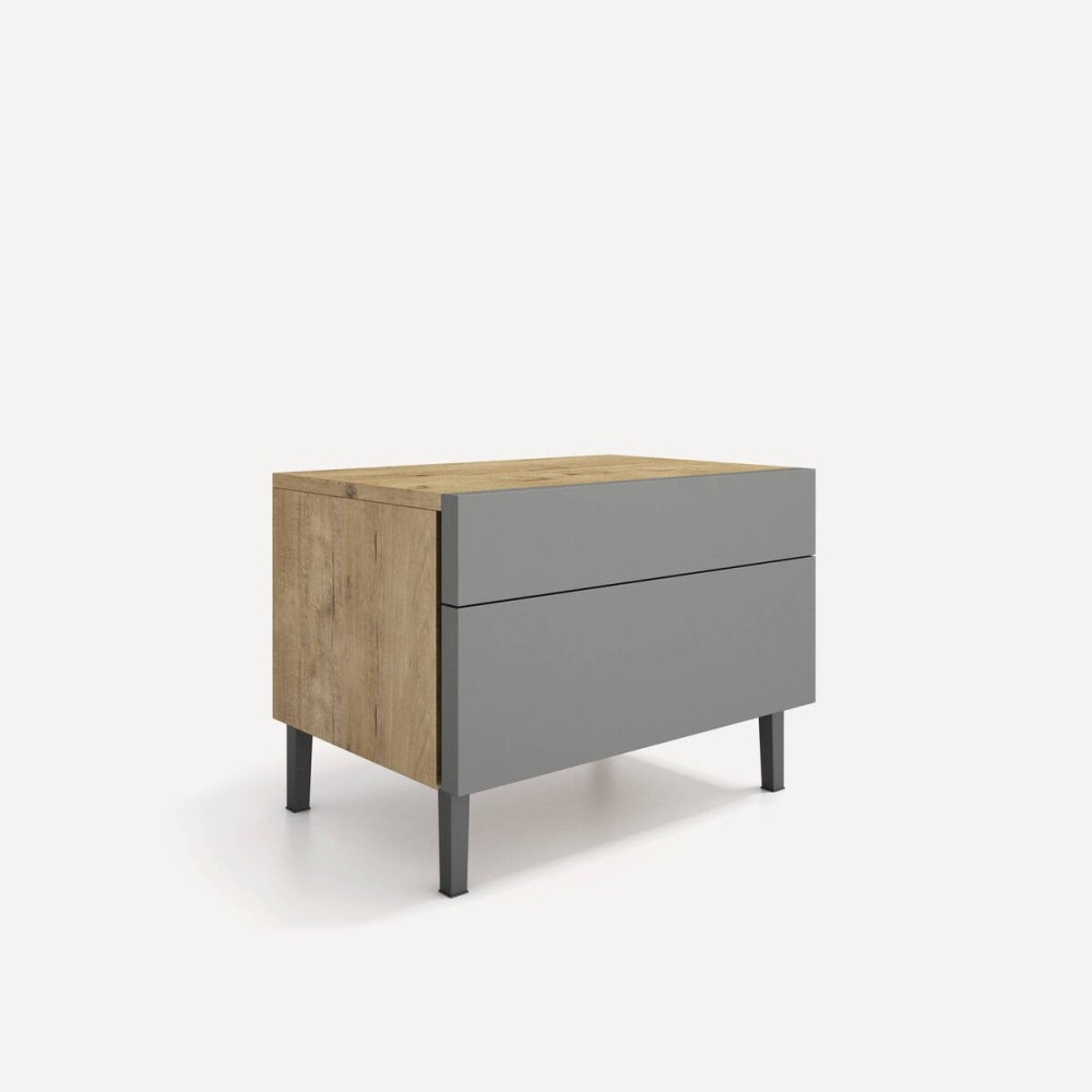 Mesita Aline 2 cajones 60cm