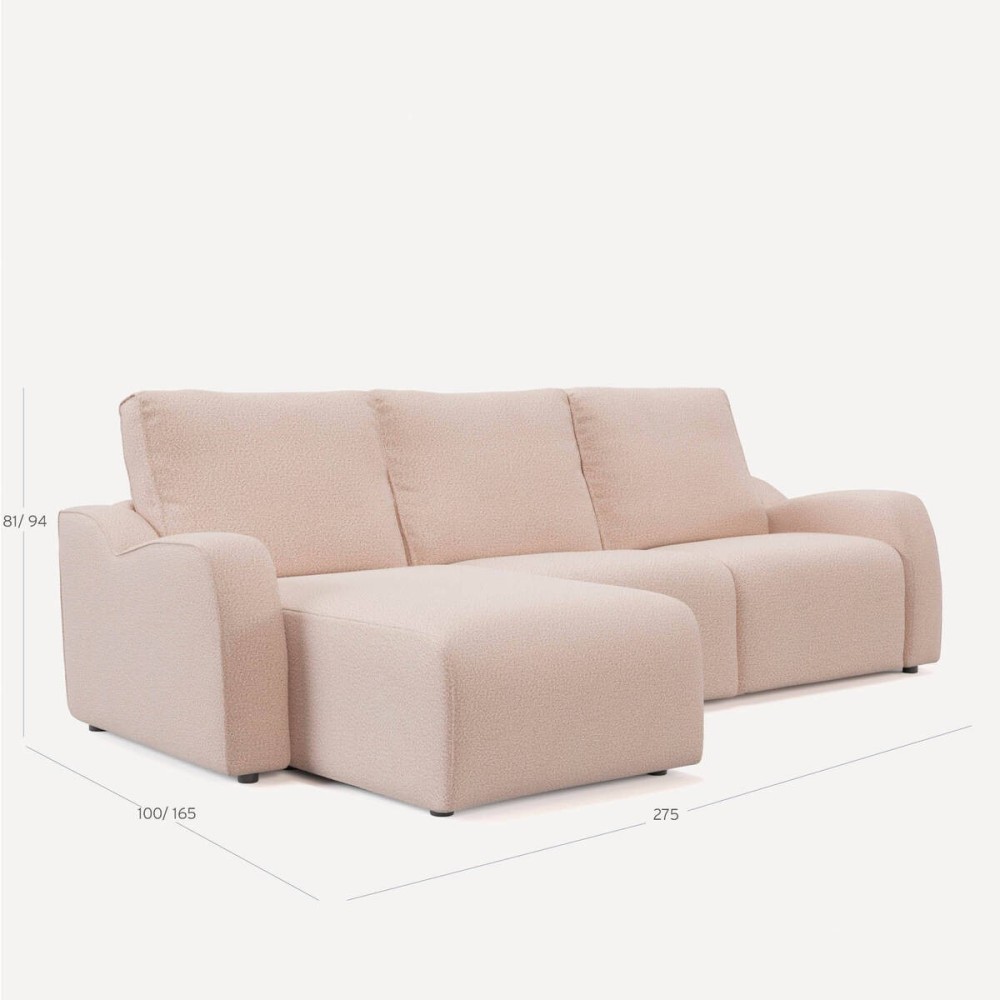 SOFÀ SOGNO CHAISELONGUE IZQ 1RELAX 1 FIX