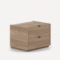 Mesita Saga 2 cajón  62cm