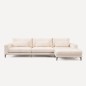 Sofá Velvet chaiselongue Der. L352 cm.