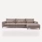 Sofá Velvet chaiselongue Der. L352 cm.