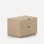Mesita Saga 2 cajón  62cm