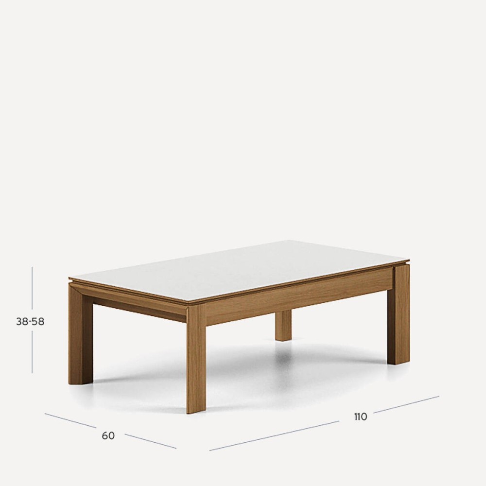 Mesa centro Bea 110cm elev.cerámica