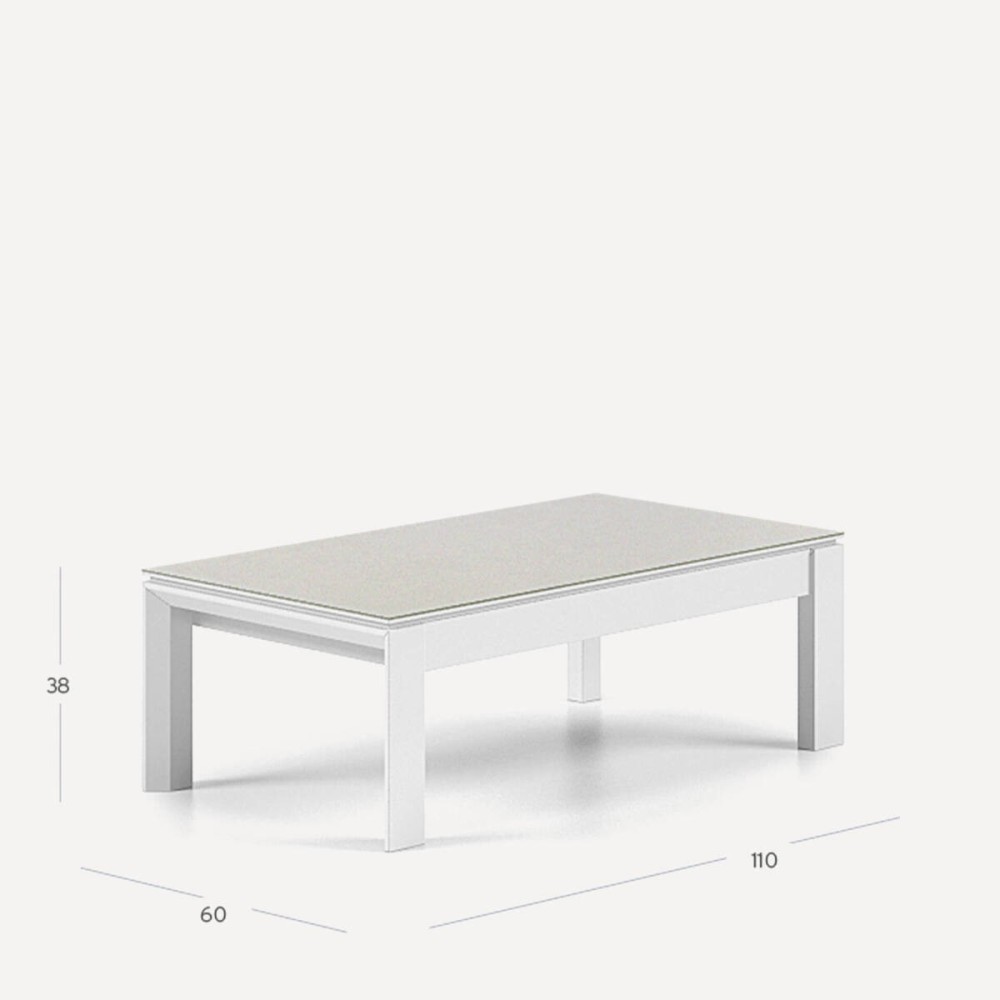Mesa centro fija Bea cerámica  110cm
