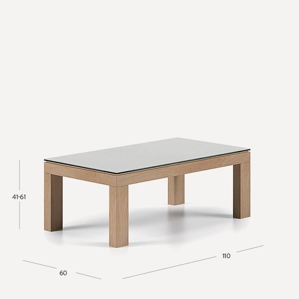 Mesa centro Syros 110cm elev.cerámica