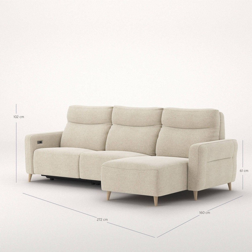 HELIOS SOFA CHAISELONGUE DERECHO 1 RELAX S/CERO  L272xP99/165xH102 cm WEB