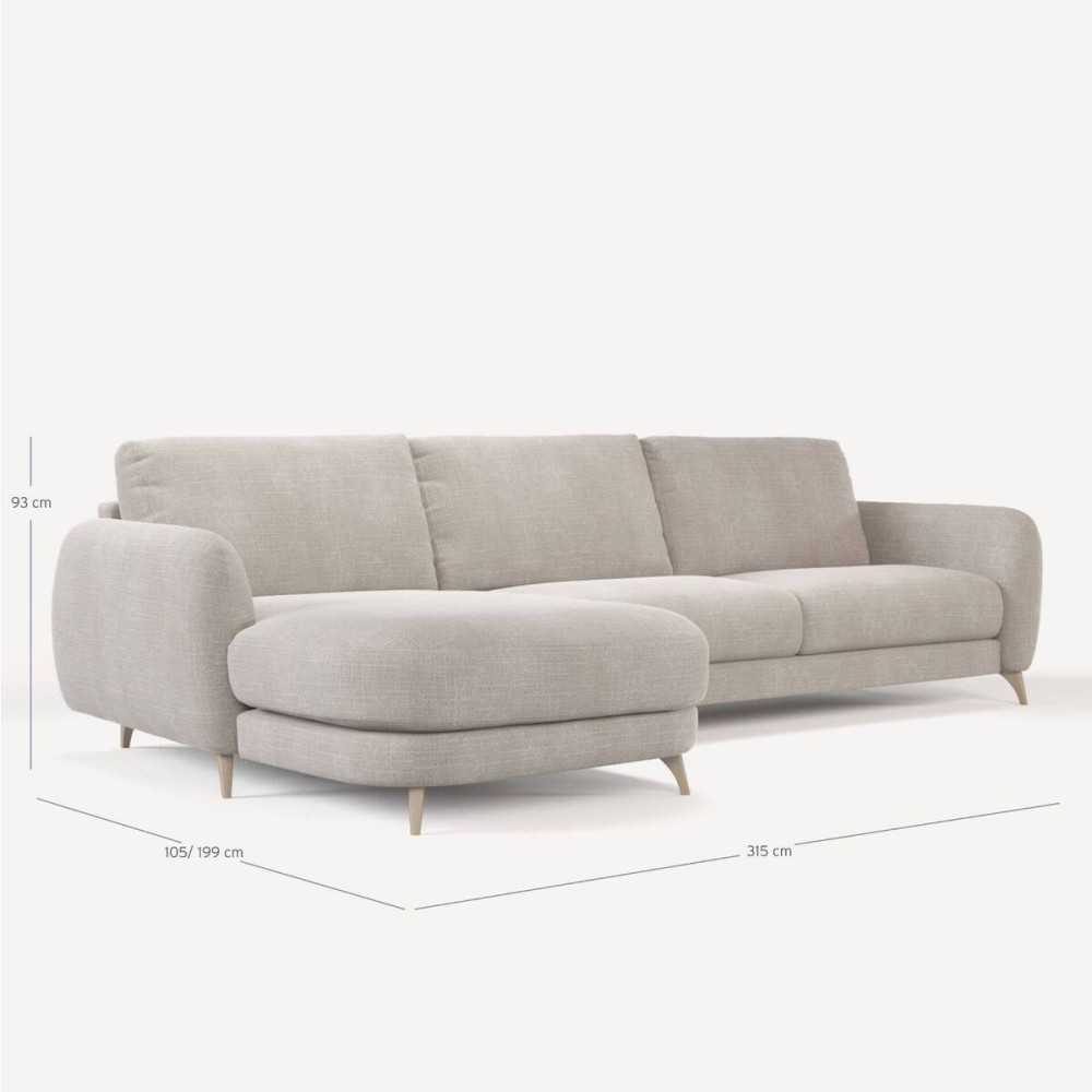 Sofà Olivia 4 places amb chaise longue esq.