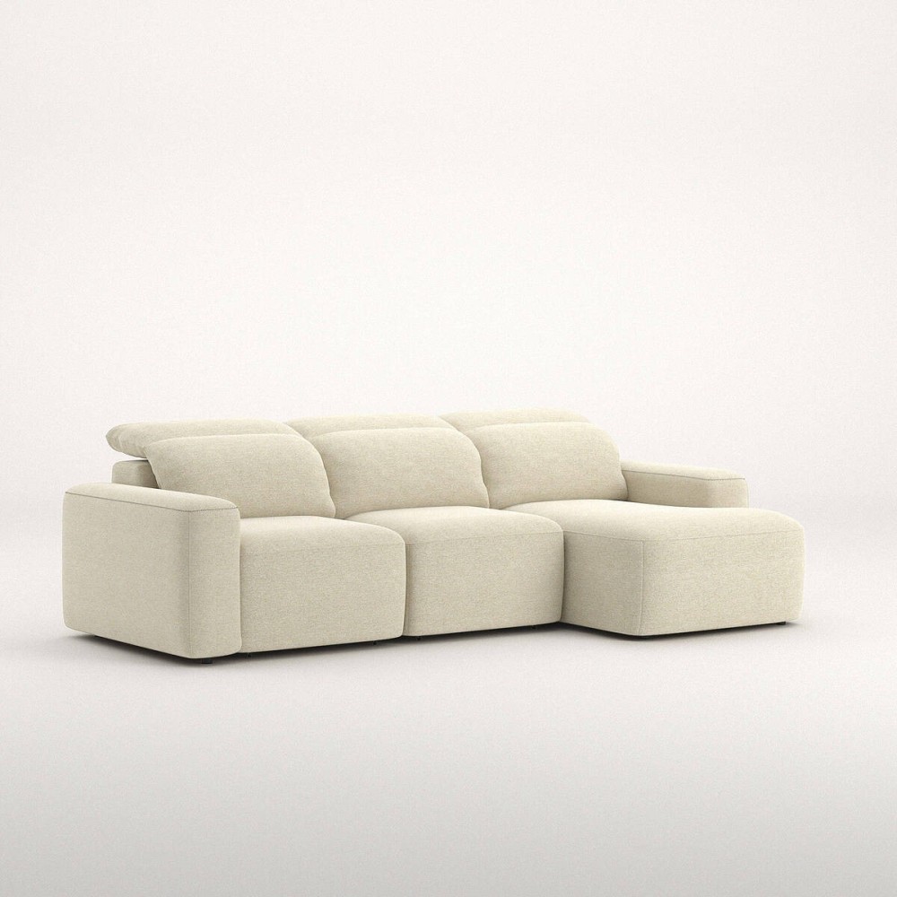 Sofá Marea chaise longue derecha deslizante manual de 327 cm