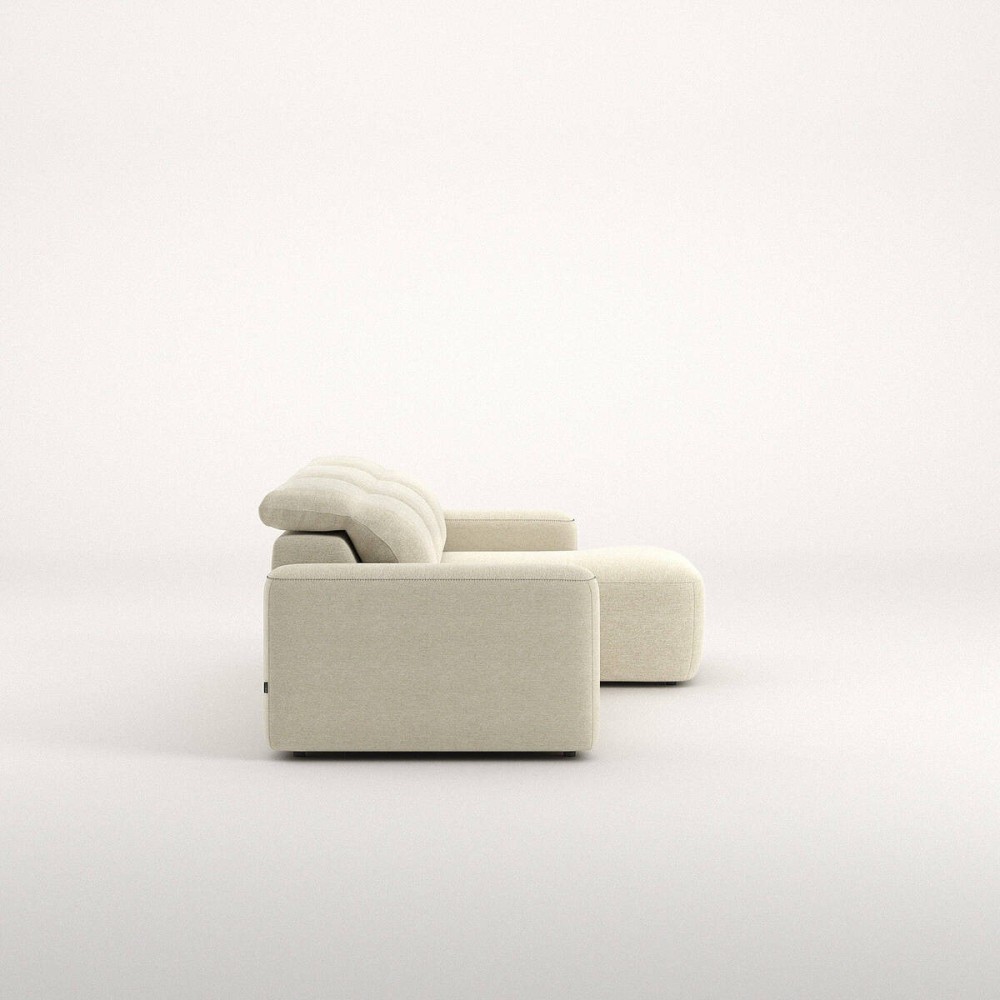Sofá Marea chaise longue derecha deslizante manual de 327 cm