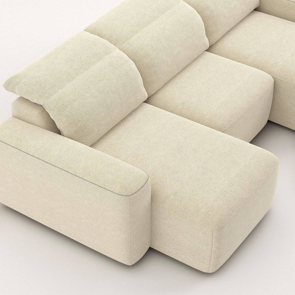 Sofá Marea chaise longue derecha deslizante manual de 327 cm