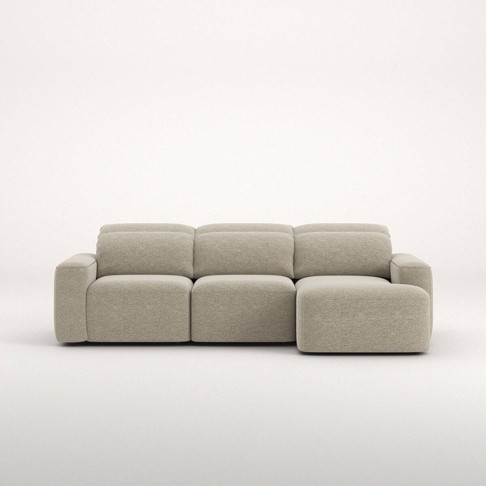 Sofá Marea chaise longue derecha deslizante manual de 327 cm