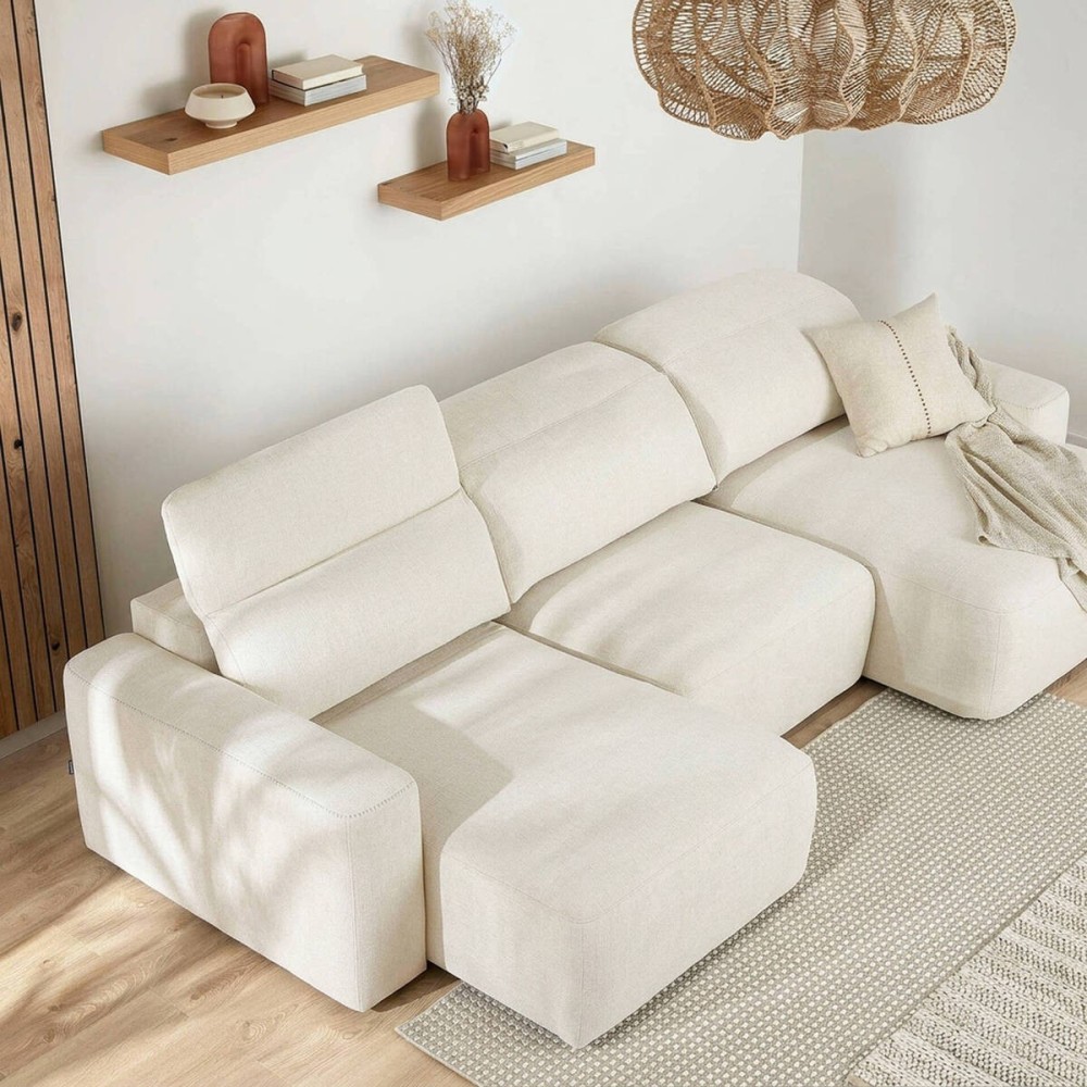 Sofá Marea chaise longue izquierda deslizante manual de 327 cm