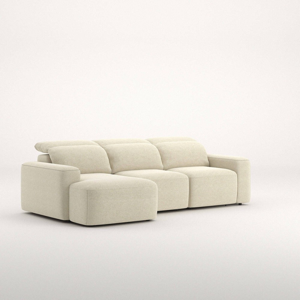 Sofá Marea chaise longue izquierda deslizante manual de 327 cm