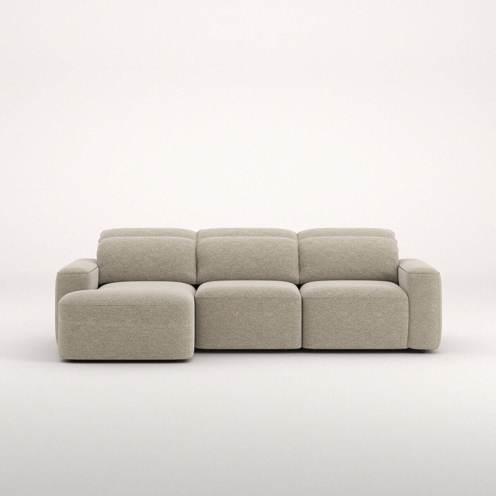 Sofá Marea chaise longue izquierda deslizante manual de 327 cm
