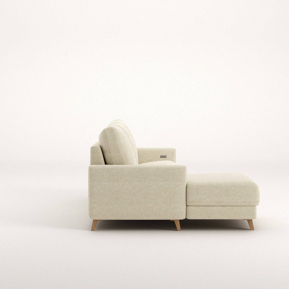 Sofá Otto chaise longue izquierda relax eléctrico de 260 cm
