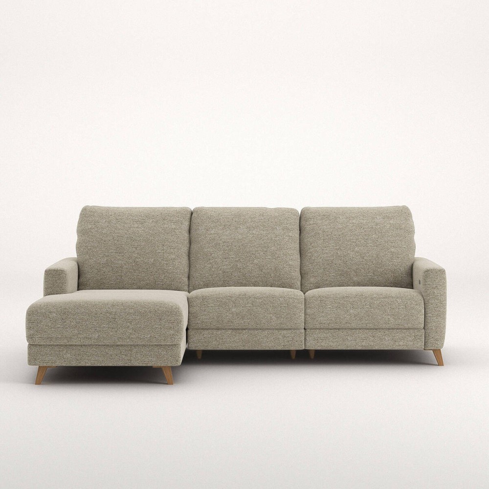 Sofá Otto chaise longue izquierda relax eléctrico de 260 cm