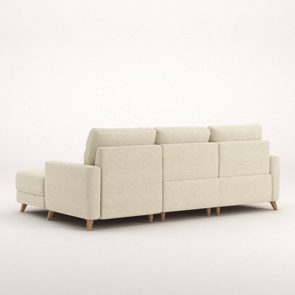 Sofá Otto chaise longue derecha relax eléctrico de 260 cm