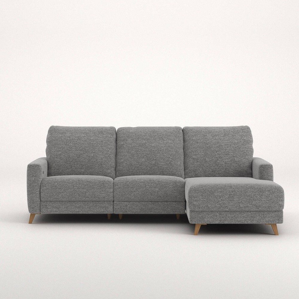 Sofá Otto chaise longue derecha relax eléctrico de 260 cm