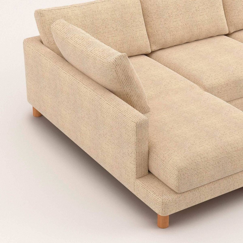 Sofá Basmar fijo chaise longue izquierda de 273 cm