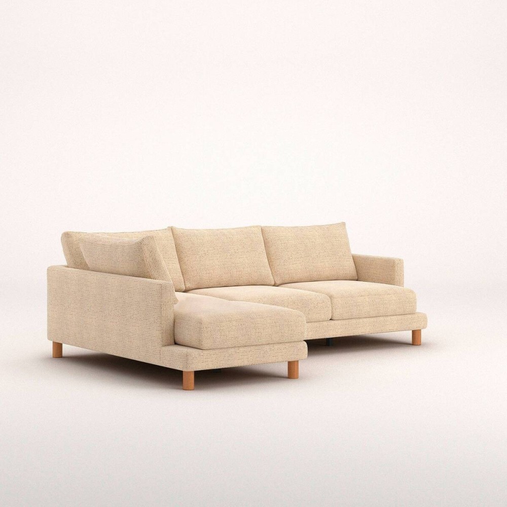 Sofá Basmar fijo chaise longue izquierda de 324 cm