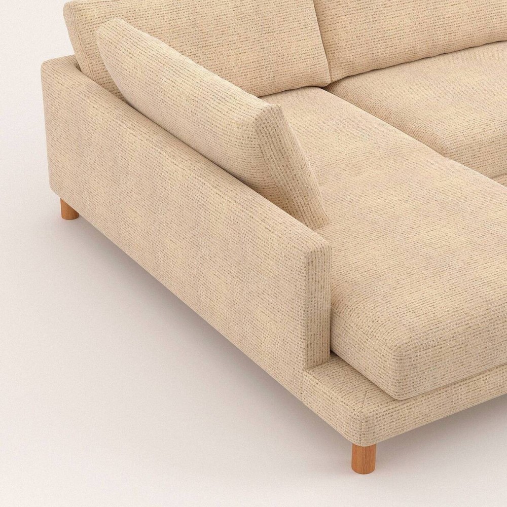 Sofá Basmar fijo chaise longue izquierda de 324 cm