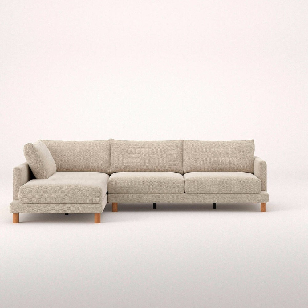 Sofá Basmar fijo chaise longue izquierda de 324 cm