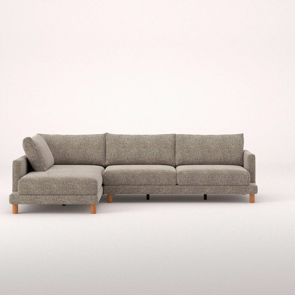 Sofá Basmar fijo chaise longue izquierda de 324 cm