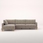 Sofá Basmar fijo chaise longue izquierda de 324 cm