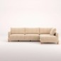 Sofá Basmar fijo chaise longue derecha de 324 cm