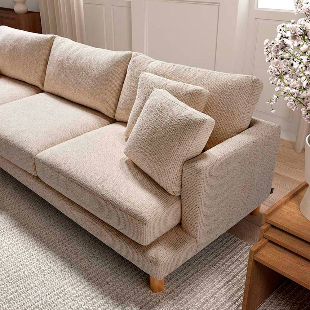 Sofá Basmar fijo chaise longue derecha de 324 cm
