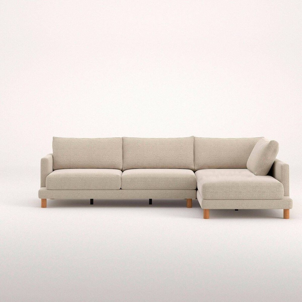 Sofá Basmar fijo chaise longue derecha de 324 cm