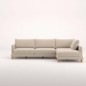 Sofá Basmar fijo chaise longue derecha de 324 cm