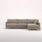 Sofá Basmar fijo chaise longue derecha de 324 cm